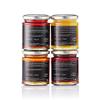 Caravella Fine Food Italian Raw Honey Gift/Tasting Set 4 x 250 g Lemon Blossom Cherry Blossom Thistle Sulla Flower - Unpasteurized Immune support antioxidant antiseptic for Soothing Tea & Cough Relief view 3