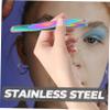 Beatifufu 4pcs Stainless Steel Eyebrow Tweezers Set Precision Hair Removal Tweezers for Eyelash Extensions Rose Gold Black Silver Gold for Women view 2
