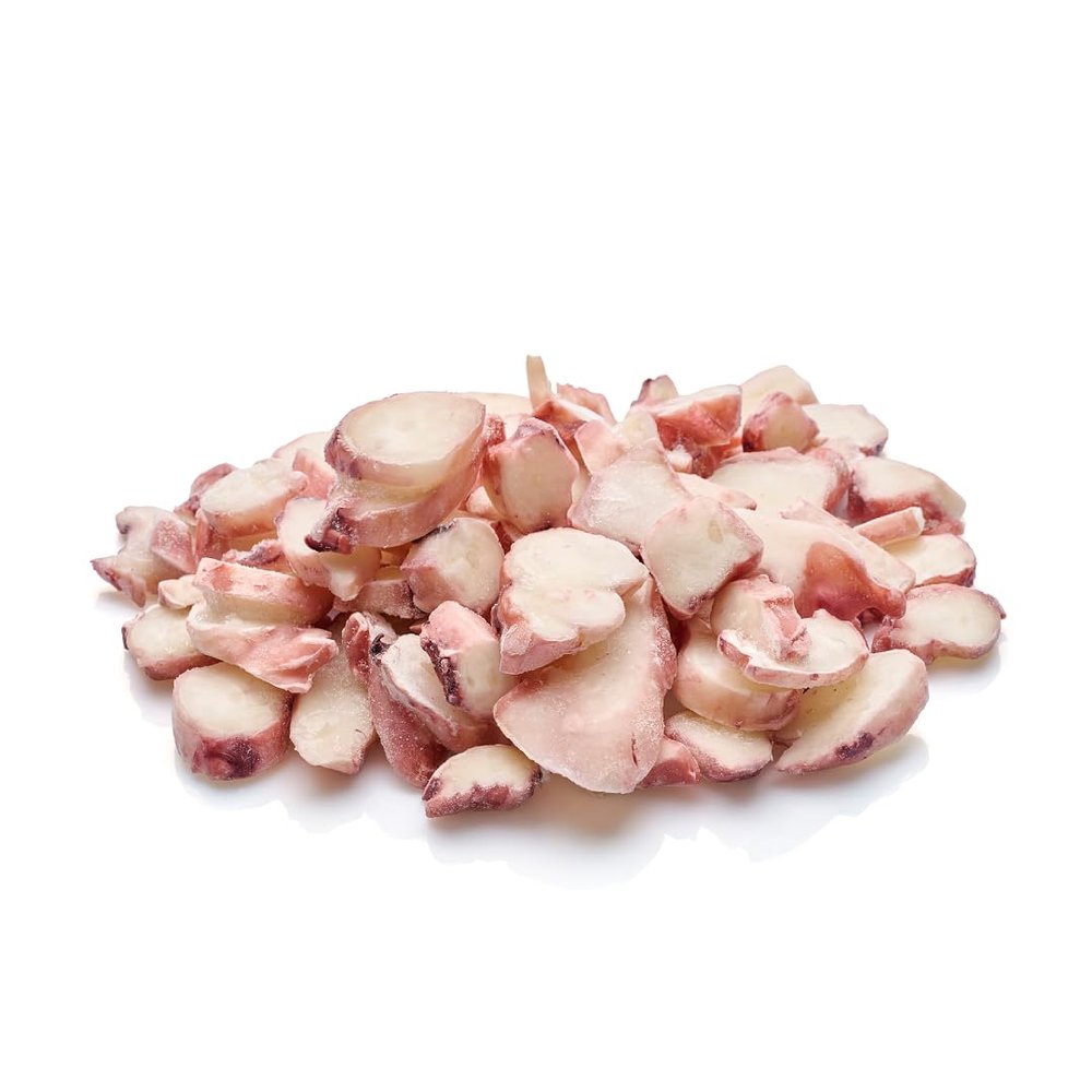 Frozen Cooked Octopus Pieces 1kg x 4 Pack  Premium Tender Octopus, Ready to Use, Perfect for Mediterranean & Asian Dishes