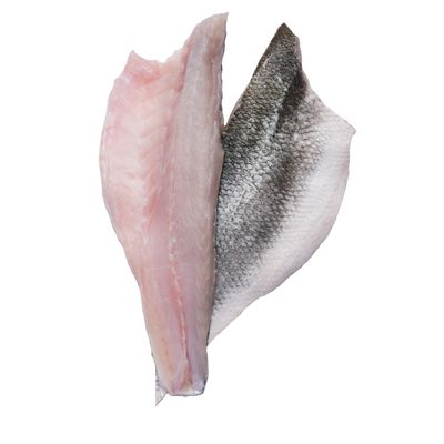 Premium Frozen Sea Bass Skin-On Fillets 1kg x 5 Packs