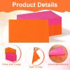 120 Pcs Hot Pink and Orange Napkins Rectangle Sunshine Disposable Paper 4.33 * 7.87 Inch Cocktail Napkins Beverage Pink Luncheon Napkins For Tequila Sunrise Bachelorette Party Weeding Dinner view 3