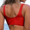 Swim Skirt for Women UK Push up Swimsuit Cover up Cardigan Back tie Swimming Costume for Big Busted Women Kimono Jackets UK Women's Bikini Briefs Floral lace Thong Swimsuit Tank top with view 4