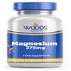 Woods Supplements - 375mg High Strength Magnesium Citrate 180x Vegan Tablets. High Absorption Magnesium Mineral Complex for Energy Production, Muscles, Nervous System & Heart Health view 1