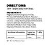 Woods Supplements - 375mg High Strength Magnesium Citrate 180x Vegan Tablets. High Absorption Magnesium Mineral Complex for Energy Production, Muscles, Nervous System & Heart Health view 3