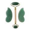 1Set Facial Massage Roller Guasha Board Double Heads Jade Stone Face Lift Body Skin Jade Roller view 1