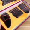 5pcs/Set Black Bull Horn Scraping Boards Face Spa Massage Body Gua Sha Scraper Board Acupoint Relax Massager view 4
