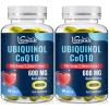 Ubiquinol CoQ10 600mg Softgels with Shilajit Extract 300mg, Omega-3 150mg - Dual-delivery System - Enhanced Absorption for Maximum Active CoQ10 Utilization (60 Count, Pack of 2) view 1