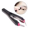 Automatically Non-Slip Tweezers Cosmetic Hair Removal Tools with Jaw Cover Automatic Eyebrow Tweezer Retractable Tweezer Eyebrow Trimmer for Men Operated view 4