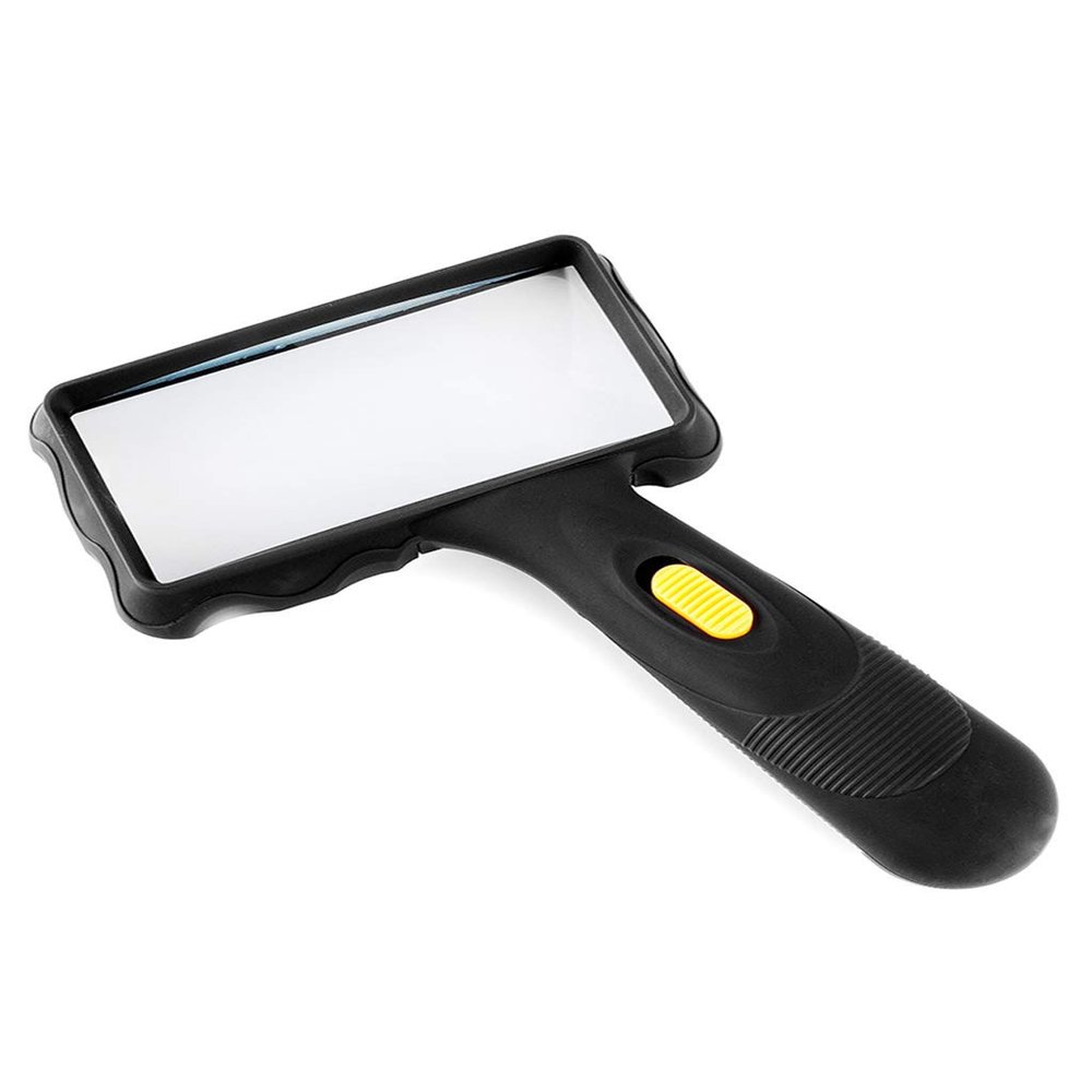 10X Handheld Reading Magnifier, Optical Lens with LED Lights, for Reading Newspapers, Office, School, Home Electronics, Inspection, Stamp Collection beautiful scenery Chaser of Light