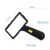 10X Handheld Reading Magnifier, Optical Lens with LED Lights, for Reading Newspapers, Office, School, Home Electronics, Inspection, Stamp Collection beautiful scenery Chaser of Light view 2