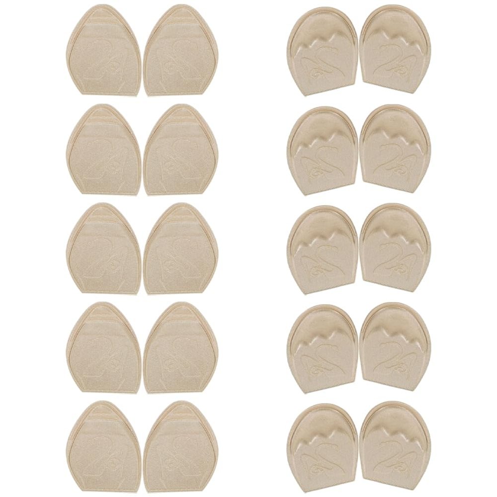 10 Pairs of Fore Foot Pads Big Shoe Fore Foot Pads Forefoot Pads Comfortable Toe Filler Adjuster