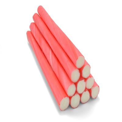 Wyeland Confectionery Traditional Handmade Rock Candy Sticks/Blackpool Rock - Pink Mint Flavour, 30 Sticks