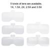 Headband Magnifying Glass Helmet with 5 Lenses, USB Charge LED Light for Jewelry Repair, Watch Repair view 2