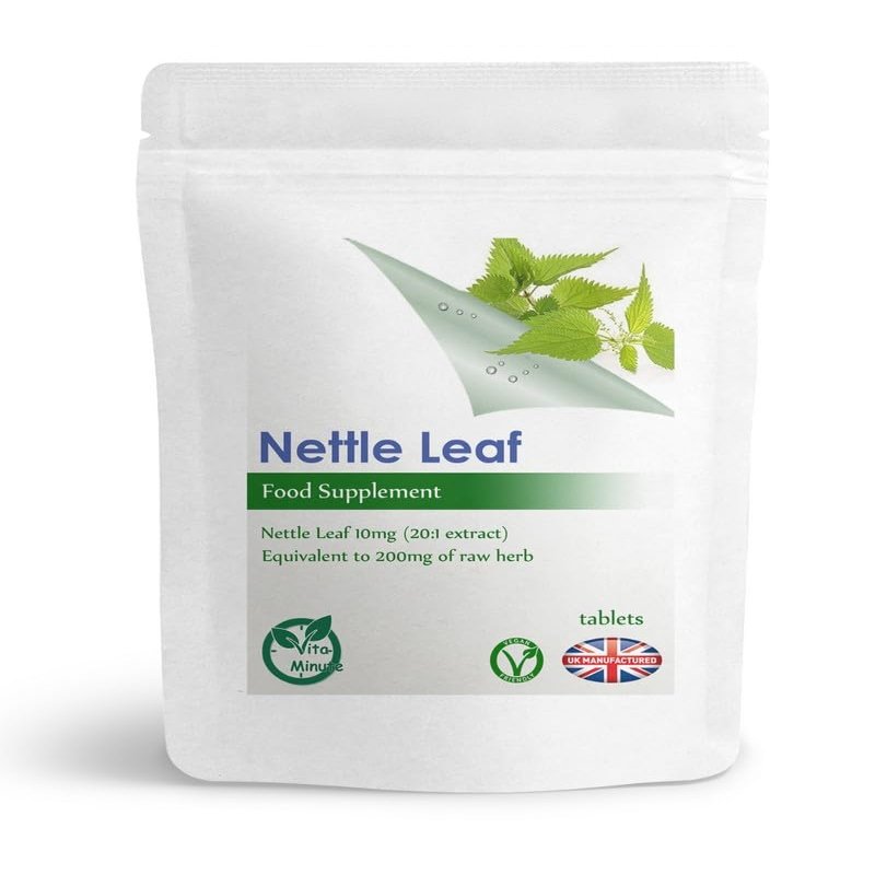 Nettle Leaf 200mg Extract Tablets, Blood Health, Arthritis Support, Allergy, Prostate Health (Pack of 30)