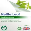 Nettle Leaf 200mg Extract Tablets, Blood Health, Arthritis Support, Allergy, Prostate Health (Pack of 30) view 3