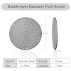 Espresso Puck Screen, SANTOW 51mm Portafilter Shower Screen Puck Mesh - Thickness 1.5mm, 304 Stainless Steel with Titanium PVD Coating, Dual Layer Filter view 2