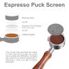 Espresso Puck Screen, SANTOW 51mm Portafilter Shower Screen Puck Mesh - Thickness 1.5mm, 304 Stainless Steel with Titanium PVD Coating, Dual Layer Filter view 3