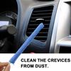10PCS Mini Detail Dusters for Cleaning, Microfiber Detail Duster Sticks, Crevice Cleaning Tool Brush, Gap Dust Cleaner for Cleaning Home Car Vent Window Fan Blind view 2