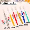 Mix Color Adult Disposable Manual Toothbrush Toothpaste Denture Care Kits Soft Bristle Hotel Travel Camping Hiking Hospital (500) view 2