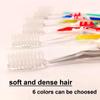 Mix Color Adult Disposable Manual Toothbrush Toothpaste Denture Care Kits Soft Bristle Hotel Travel Camping Hiking Hospital (500) view 4