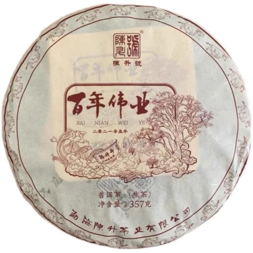 Pu-Erh tea,2021,ChenShenghao,BAI NIAN WEI YE,357g,Raw