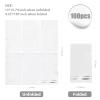 Tamone 100PCS 3-Ply Silver Napkins - White and Silver Napkins Disposable - Premium Quality Dinner Napkins Soft and Absorbent for Wedding Party Birthday view 2