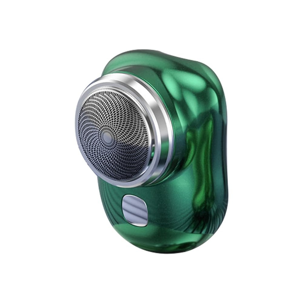 Xptieeck Portable USB Electric Shaver Travel Shaver for Men Pocket Electric Shaver Beard Trimmer Digital Display (D)