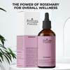 Essican Purelife Pure Rosemary Oil for Hair Growth Men & Women 100ml - Premium Natural Rosemary Essential Oils for Skin, Multi Use for Dry, Itchy Scalp and Skin Care in Amber Glass Bottle view 2