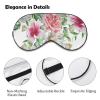 Sleeping Eye Mask Flowers and Butterflies Blockout Sleep Mask Comfortable Eye Patch Blindfold Eye Mask for Women Men view 3