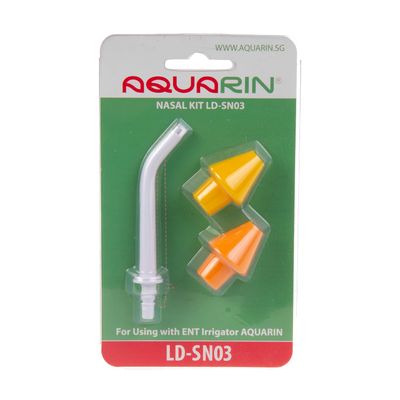 Little Doctor LS-SN03 2 Nozzle Irrigation Attachment, Compatible with Aquarin LD-N1 Nasal Shower