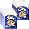 Panda Cuddle 3-Ply Soft Quilted Unscented Toilet Rolls - 90 Premium Bathroom Rolls for Luxurious Comfort and Hygiene view 1