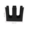 Tyenaza Cup Dispenser, Coffee Cup Dispenser 2 Compartment Space Saving Neat Coffee Cup Holder for Coffee Shops Bar Office view 2