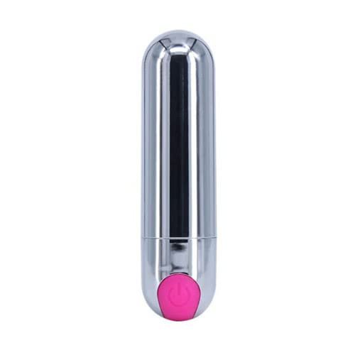 10 Modes Quiet Powerful Handheld Electric Bullet Massage Tool for Woman Sports Recovery Muscle Aches Pain Shoulder Foot Massage Relax,Pocket Personal Bullet Rod,High Powerful Cordless N7Y (Silver)