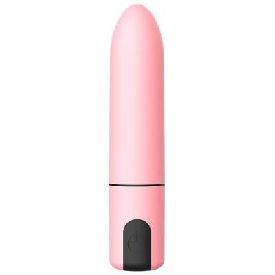 10 Modes Quiet Powerful Handheld Electric Bullet Massage Tool for Woman Sports Recovery Muscle Aches Pain Foot Massage Relax,Pocket Travel Personal Bullet Rod Portable Massage Ball B8OL (Pink)