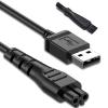 Asheyya Shaver Charger for Remington HC4250 HC4255 F3 PF7500 MB4200 MB4130 XR1330 XR1350 XR1400 XR1470 XR1430, USB Electric Razor Charger view 1