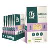 iTz noT jusT Noodles (Pack of 6, 200g Each) Ready Cooked, Shirataki, Moyu, Konjac Plant Fibre Pasta, Low Carb, & No Added Preservatives, Healthy, Gluten Free, Gut Health. 100% Natural view 1