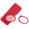 AQUASHIELDING Armless Reading Glasses, Light Classic Pin Nose Reading Glass Magnifier Retro Portable Comfortable Reading Glass Hyperopia for Men Women,+150,Red view 2