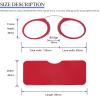 AQUASHIELDING Armless Reading Glasses, Light Classic Pin Nose Reading Glass Magnifier Retro Portable Comfortable Reading Glass Hyperopia for Men Women,+150,Red view 3