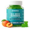 Sea Moss Complex Gummies - 3000mg Sea Moss, Bladderwrack, Burdock Root, Iodine, Vitamin C - Vegan, Halal, Gluten Free - 6-in-1 Energy, Focus, Immune & Gut Support, Honey Peach Flavour (1 Month Supply) view 1