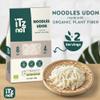 iTz noT jusT Udon (Pack of 1, 200g) Ready Cooked, Shirataki, Moyu, Konjac Plant Fibre Pasta, Low Carb, & No Added Preservatives, Healthy, Gluten Free, Gut Health. 100% Natural view 2
