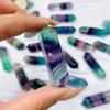 1PC Natural Crystal Ranbow Fluorite Double Point Tower Polished Raw Stone Tower Crystal Tower Gift view 3
