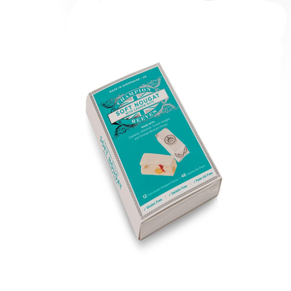 Champion & Reeves, Soft Nougat with Cashew, 12 count