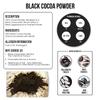 Black Cocoa Powder for Baking - 250g Pouch | Intense Deep Black Dutch Processed Unsweetened Cocoa Powder | pH 8.8 (Zero Bitterness) with 10-12% Fat | Super Cal view 3