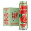 Living Things Prebiotic Soda - Gut Health & Low Calorie Drink - 12 x 330ml Cans - High in Fibre - Watermelon & Lime view 1