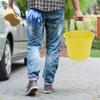 [4 x Yellow + 4 x Sky Blue + 4 x Pink] - Heavy Duty 3 GALLON 14 Litre Plastic Builders Bucket Cement Mixing Bucket with Spout and Easy-Grip Handle Animal Feed Tub Water Bucket For Home & Garden. view 2