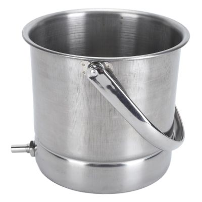 1.6L Stainless Steel Enema Bucket Kit, Rust Resistant, 1.6L Capacity, Easy Installation, for Colon Cleansing with Multiple Types of Enemas