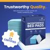 100 x Bazaar Disposable Incontinence Bed Pads 60 x 60cm | Highly-Absorbent Incontinence Bed Sheets | Waterproof Incontinence Sheets for Sofa, Mattress, Chair & for Babies, Children, Adults, & Elderly. view 3