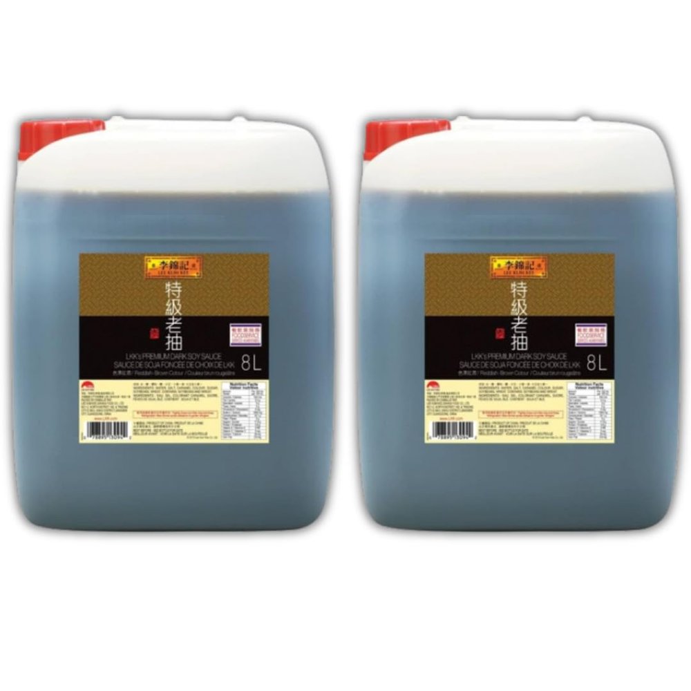 16L Lee KumKee Premium Dark Soy Sauce Catering Size (2x8L)