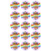 15 x Be Proud of Who You Are Edible Wafer or Icing Cupcake Topper Fun Pride Party Cake Decorations Perfect For Brownies Cookies Muffins & More! (Premium Icing Sheet) view 1