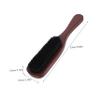 Healeved Mens Hair Brush and Beard Grooming Brush Boar Bristles and Wooden Handle for Curly Hair and Beard Care view 2